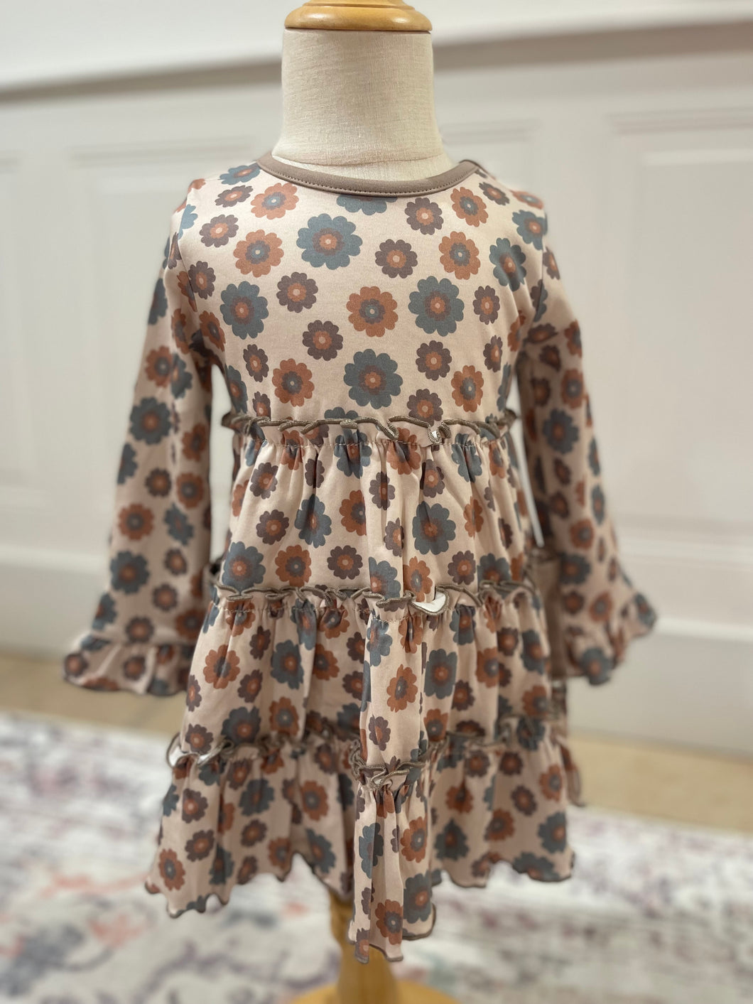 Floral Layered Dress | Mocha