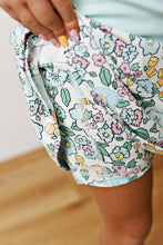 Load image into Gallery viewer, Aqua Bloom Tennis Skirt
