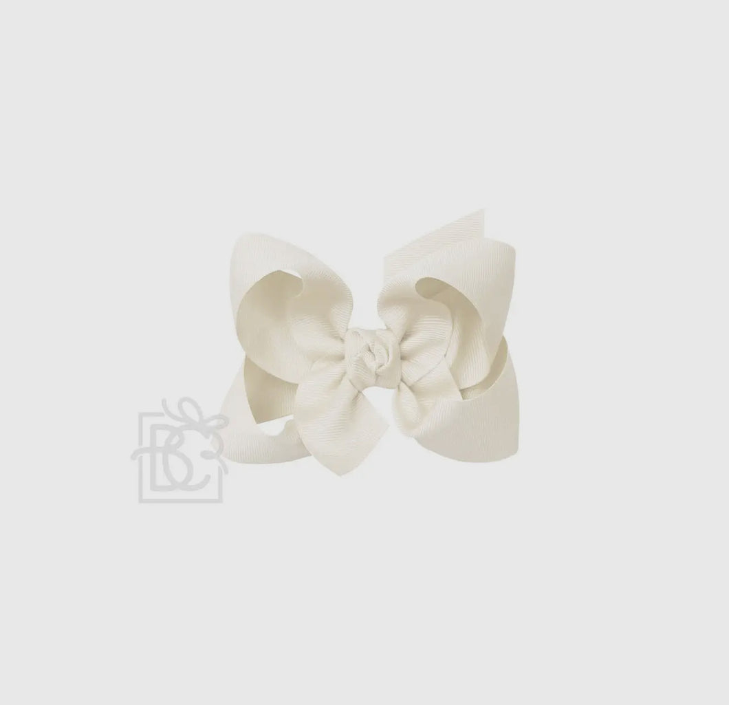 Grosgrain Bow | Antique White