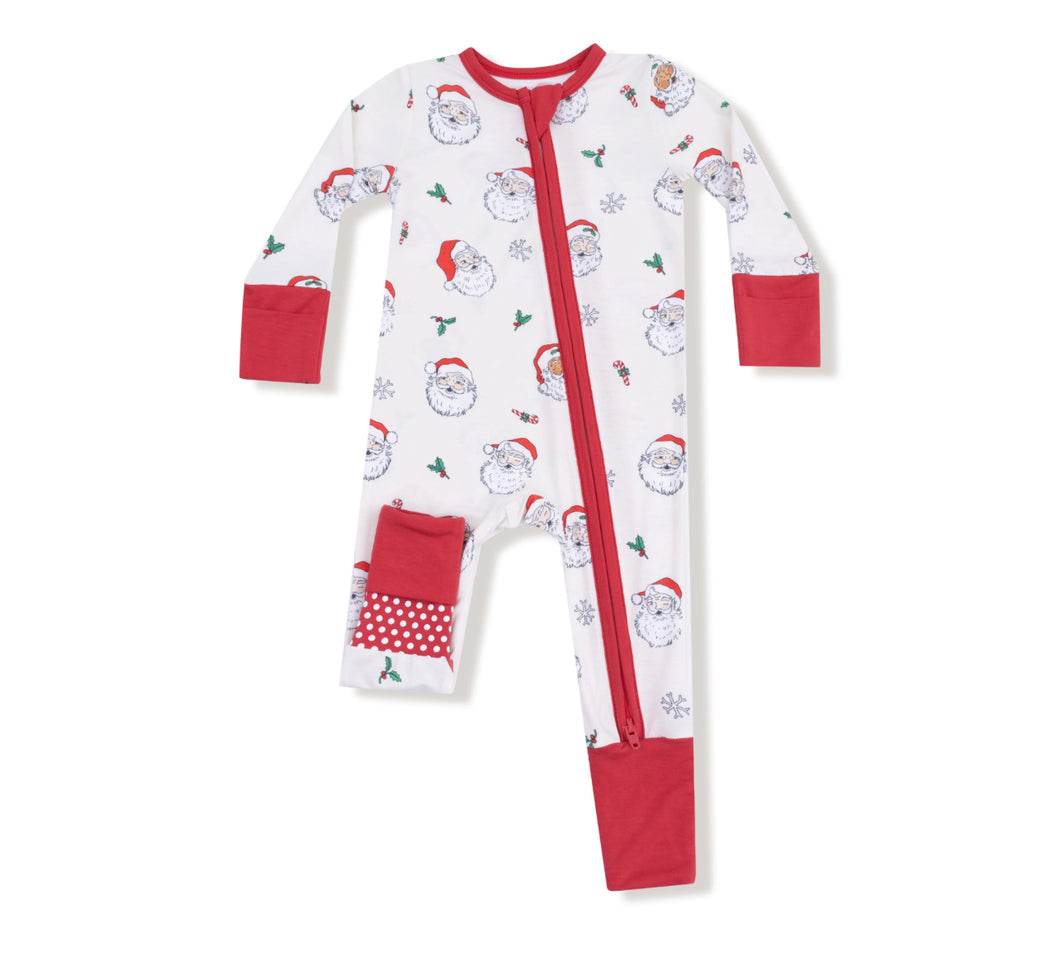 Vintage Santa’s Zipper Romper