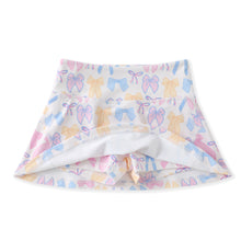 Load image into Gallery viewer, Spring Bows Tennis Skirt
