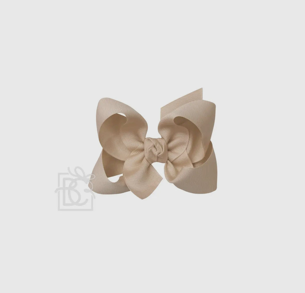 Grosgrain Bow | Oatmeal