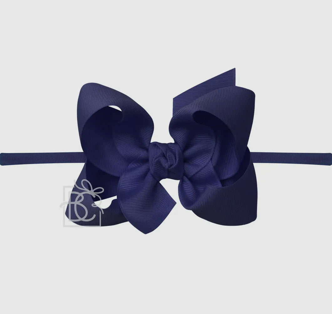 Grosgrain Headband | Navy