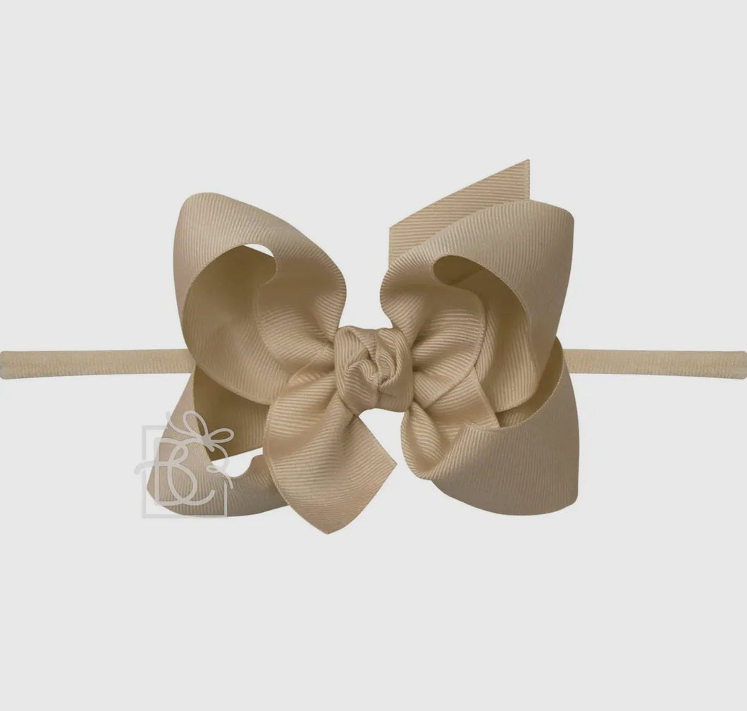 Grosgrain Headband | Oatmeal