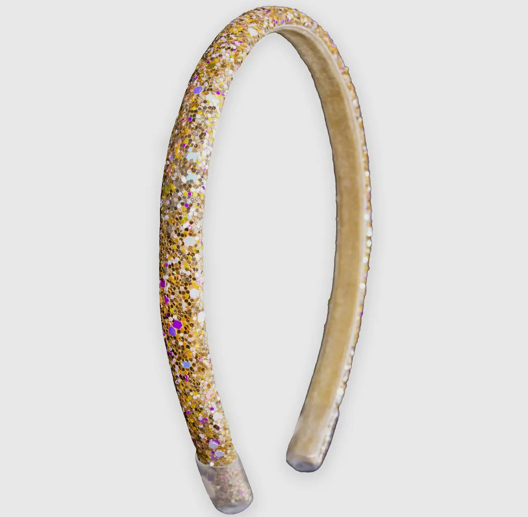 Glitter Headband | Gold