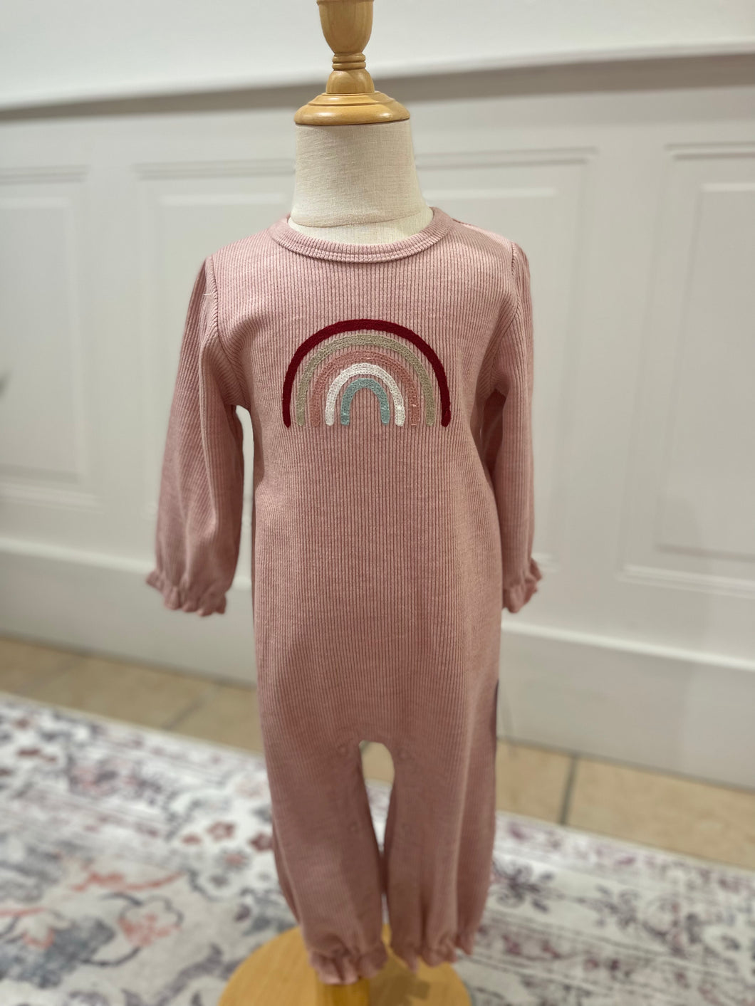 Rainbow Ruffle Romper