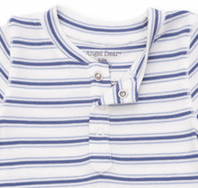 Load image into Gallery viewer, Vintage Stripe Romper | Blue
