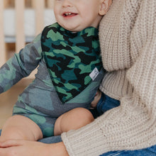 Load image into Gallery viewer, Hunter Bandana Bib Set (4-pack)
