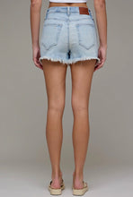 Load image into Gallery viewer, Hidden Light Wash High Rise Shorts
