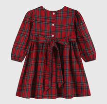 Load image into Gallery viewer, Christmas Plaid Smocked Dress
