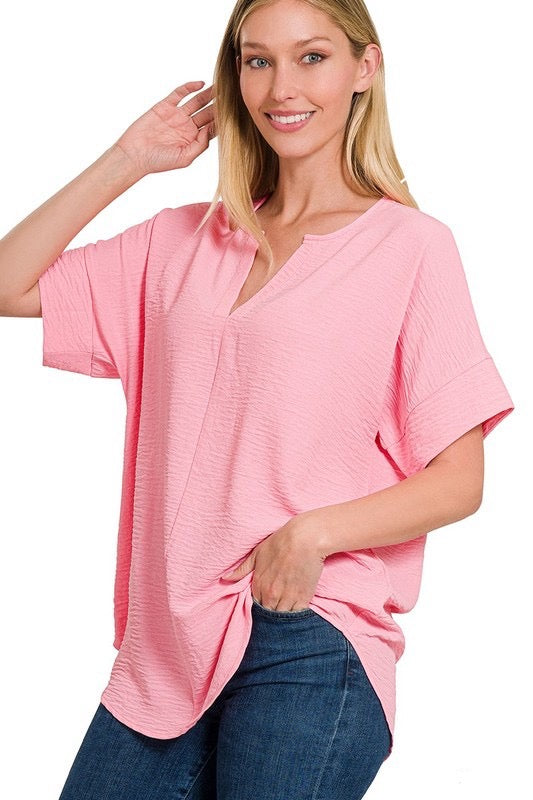 Lindsey Top | Dark Pink