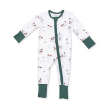 Load image into Gallery viewer, Pointer Pups &amp; Duck Buddies Zipper Romper

