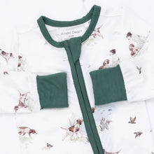 Load image into Gallery viewer, Pointer Pups &amp; Duck Buddies Zipper Romper
