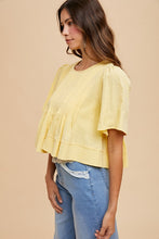 Load image into Gallery viewer, Sunny Flutter Sleeve Top
