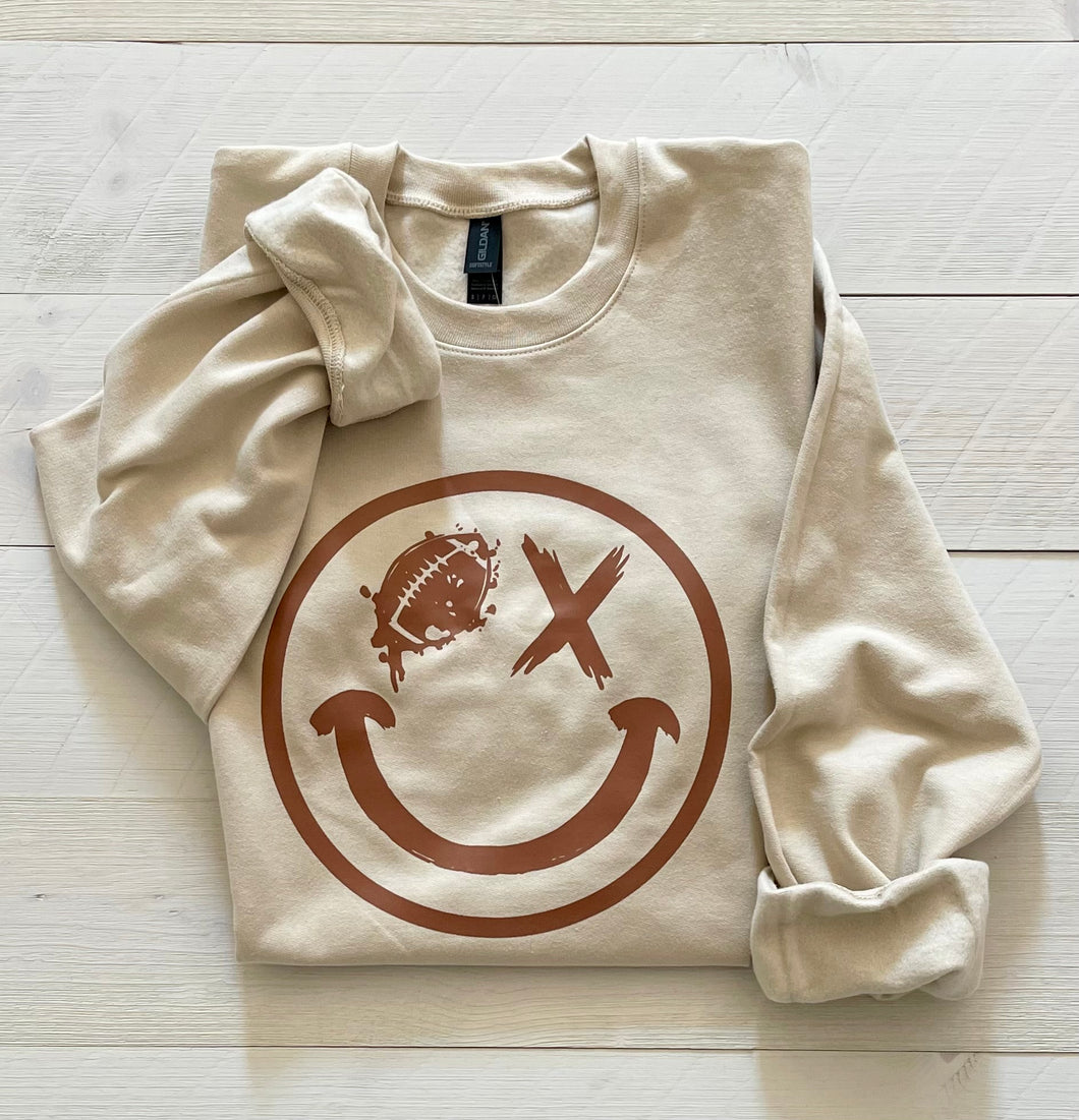 Football Face Sweatshirt