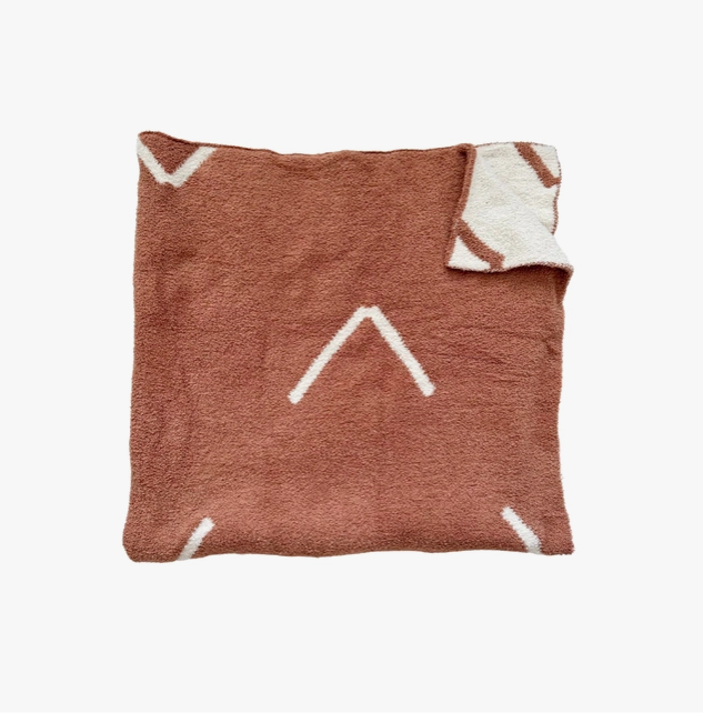 Arrow Blanket, Caramel & Cream