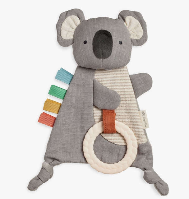 Bitzy Crinkle™ Sensory Toy with Teether, Koala