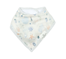 Load image into Gallery viewer, Bandana Bib Set, Seashells
