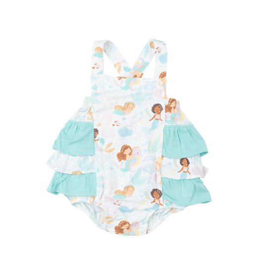 Magical Mermaid Ruffle Sunsuit