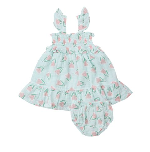 Tulips Smocked Ruffle Sundress