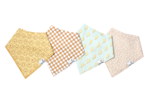 Vance Bandana Bib Set (4-pack)