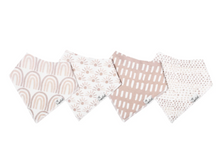 Load image into Gallery viewer, Bliss Bandana Bib Set (4-pack)
