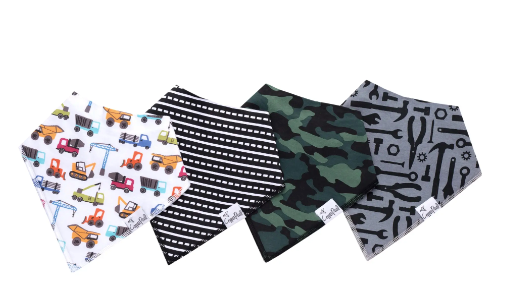 Diesel Bandana Bib Set (4-pack)