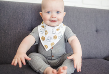 Load image into Gallery viewer, Chip Bandana Bib Set (4-pack)
