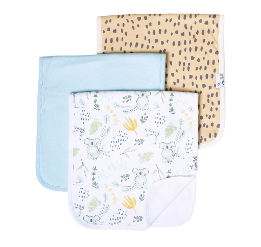 Aussie Burp Cloth Set (3-pack)