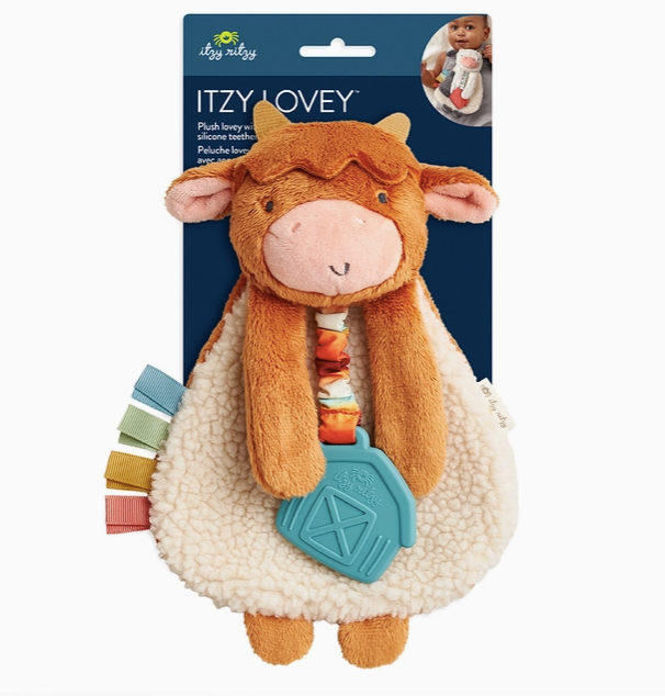 Itzy Friends Lovey™ Plush, Highland Cow