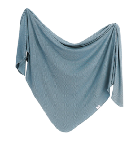 Atlantic Rib Knit Swaddle