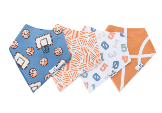 Dunk Bandana Bib Set (4-pack)