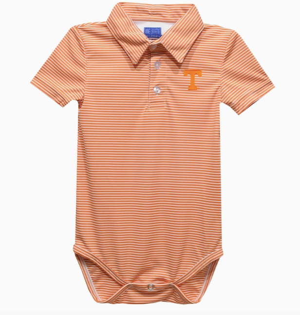 Tennessee Vols Stripe Polo Onsie