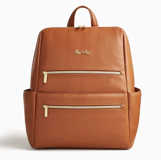 Eras Backpack™ Diaper Bag | Cognac