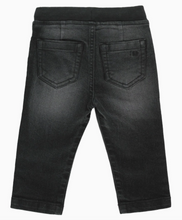 Load image into Gallery viewer, Boys Black Wash Pull On Jeans
