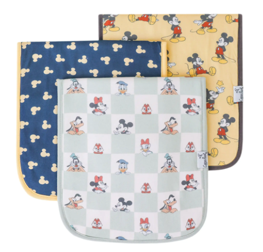 Mickey Mouse and Friends Burp Cloth Set (3-pack)