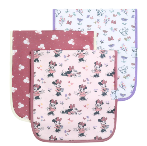 Minnie Mouse Burp Cloth Set (3-pack)