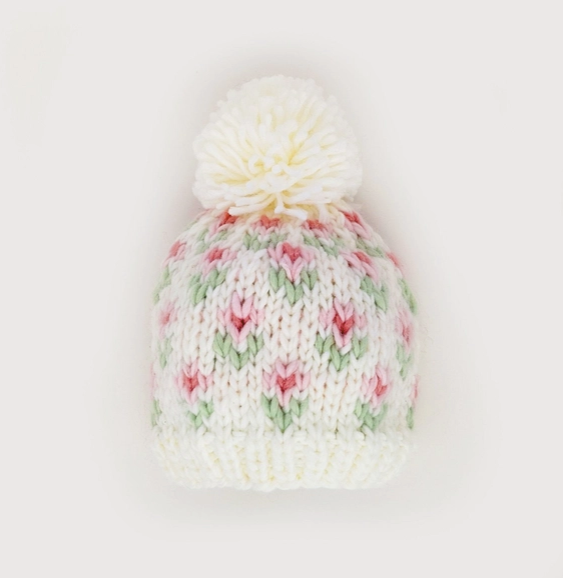 Bitty Blooms Blush Hat