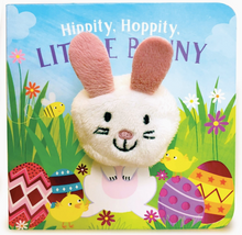 Load image into Gallery viewer, Hippity, Hoppity, Little Bunny Finger Puppet Book
