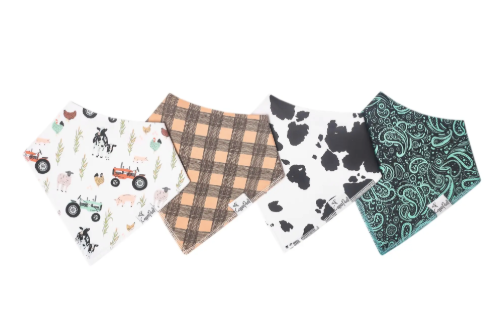 Jo Bandana Bib Set (4-pack)