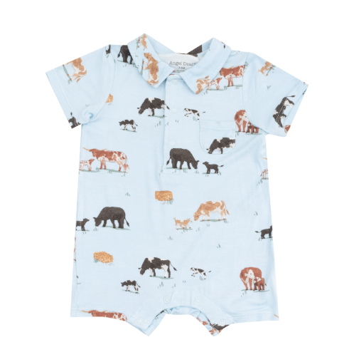 Cow Families Polo Shortie