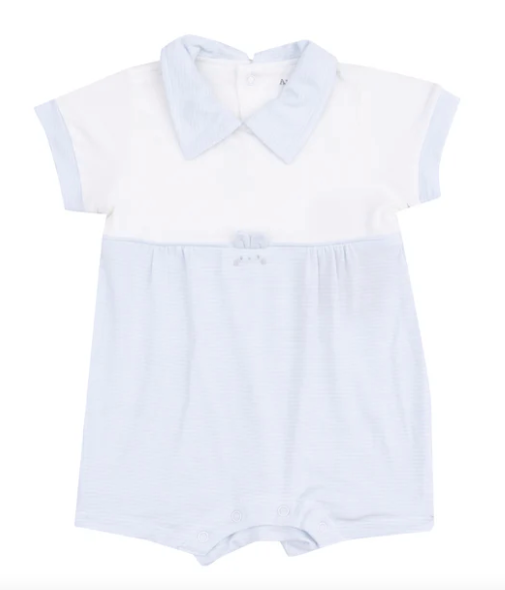 Tiny Bunny Romper | Blue