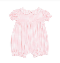 Load image into Gallery viewer, Mini Gingham Puff Sleeve Bubble
