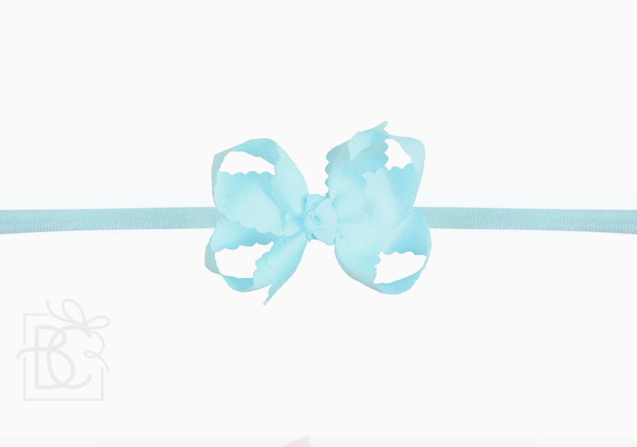 Scalloped Edge Headband | Mineral Ice