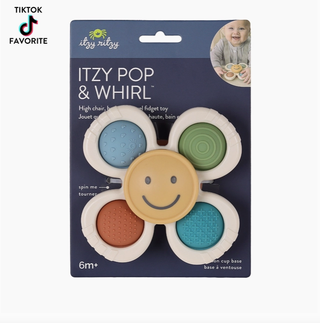 Itzy Pop & Whirl™ Bath + Travel Toy | Smile