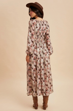 Load image into Gallery viewer, Romantic Floral Smocked Dress
