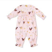 Load image into Gallery viewer, Chicken Ruffle Sleeve Romper
