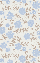 Load image into Gallery viewer, Baby Blue Floral Peter Pan Smocked Dress
