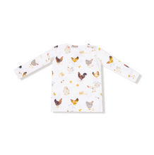 Load image into Gallery viewer, Chickens Pajama Set | White
