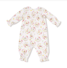 Load image into Gallery viewer, Floral Owl Families Smocked Romper
